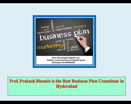 Prof. Prakash Bhosale is the Best Business Plan Consultant in Hyderabad