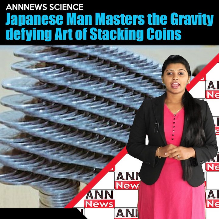 Japanese Man Masters the Gravity defying Art of Stacking Coins