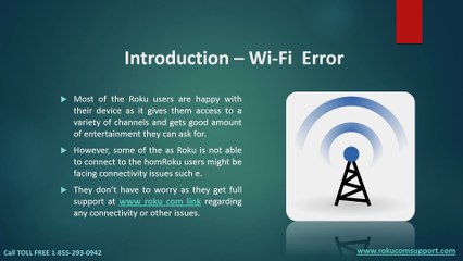 Fix Roku WiFi - Roku com Call TOLL FREE 1-855-293-0942