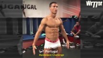 Cristiano Ronaldo fait le Mannequin Challenge avec l'équipe du Portugal