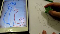 How to draw Dora and Diego Draw Isa for kids Как рисовать Дора и Диего Нарисовать Isa для де