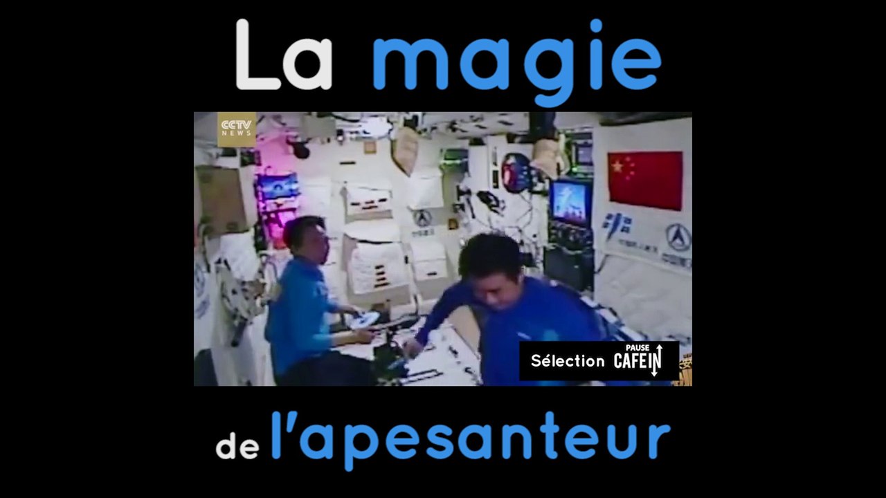 Un petit aperçu de la vie de nos astronautes en apesanteur !