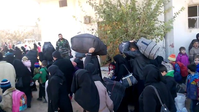 8500 мирных жителей уходят из восточных районов Алеппо