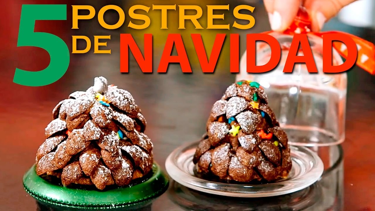 5 Postres NAVIDEÑOS  Recetas fáciles y rápidas