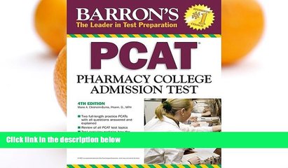 Buy Marie A. Chisholm-Burns  Pharm.D  MPH Barron s PCAT: Pharmacy College Admission Test Full Book