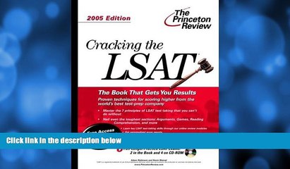 Online Princeton Review Cracking the LSAT with Sample Tests on CD-ROM, 2005 Edition (Graduate Test