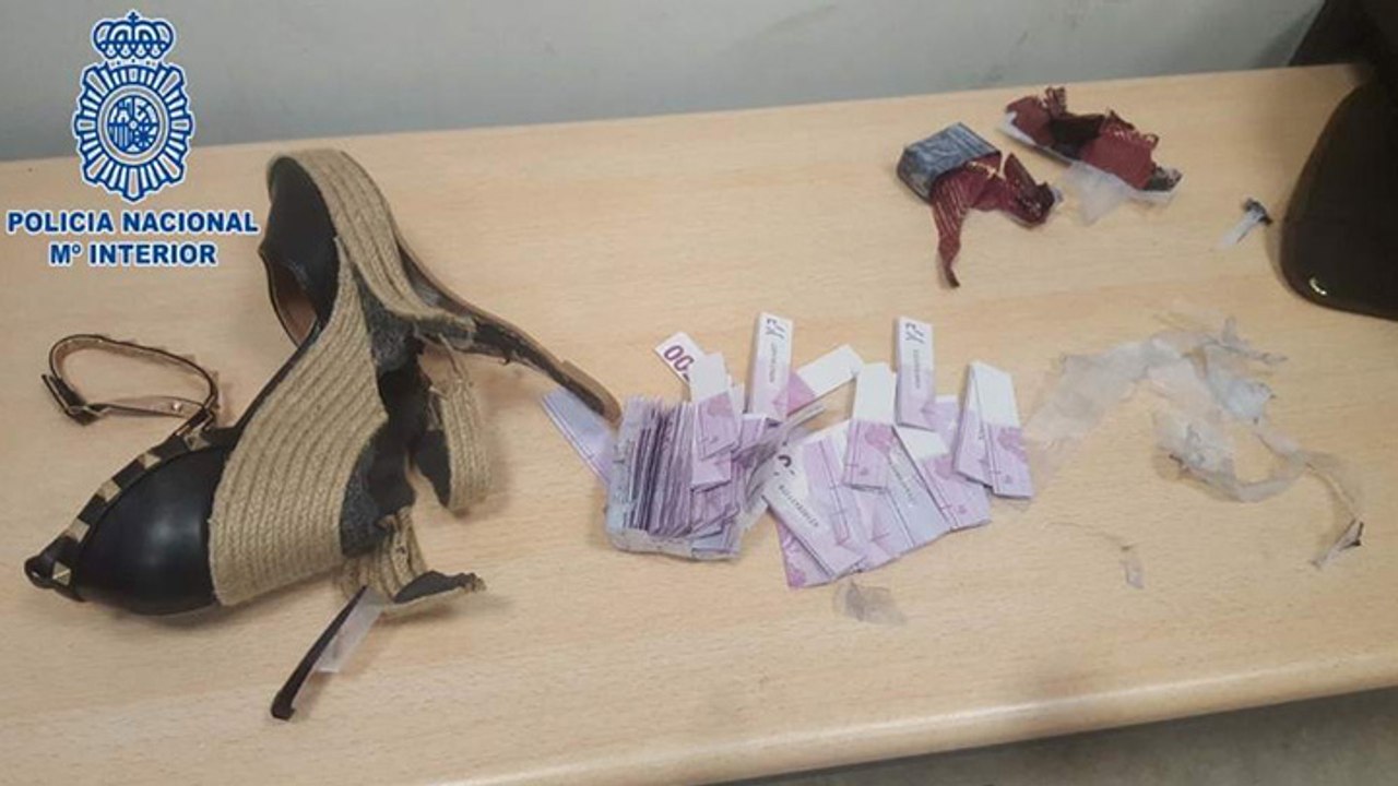 La police trouve 180 000 € dans ses talons