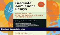 Online Donald Asher Graduate Admissions Essays: Write Your Way into the Graduate School of Your