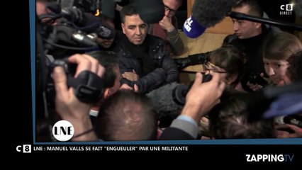 Manuel Valls se fait "engueuler" violemment par une militante lors de son meeting (Vidéo)