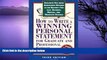 Online Peterson s How to Write a Winning Personal Statement 3rd ed (How to Write a Winning