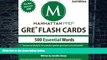Best Price 500 Essential Words: GRE Vocabulary Flash Cards (Manhattan Prep GRE Strategy Guides)