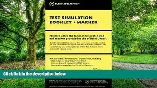 Best Price Manhattan GMAT Test Simulation Booklet w/ Marker Manhattan GMAT On Audio