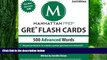 Price 500 Advanced Words: GRE Vocabulary Flash Cards (Manhattan Prep GRE Strategy Guides)