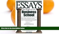 Buy Chris Dowhan Essays That Will Get You into Business School (Barron s Essays That Will Get You