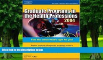 Price DecisionGd: Grad Gd Health Prof 04 (Peterson s Decision Guides : Graduate Programs) Peterson