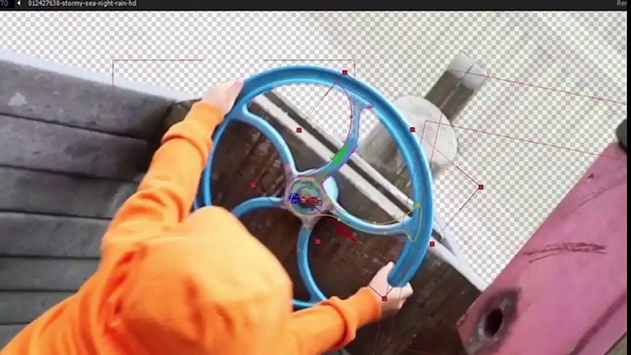 Когда папа мастер спецэффектов.Превосходная идея для обработки детских видео