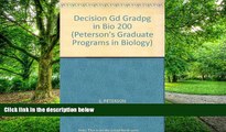 Price Decision Gd: GradPg in Bio 2003 (Peterson s Decision Guides : Graduate Programs) Peterson s