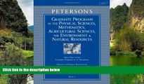 Buy Thomson Peterson s Grad Guides BK4: Physical Scis   Math/Ag Scis 2007 (Peterson s Graduate