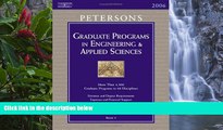 Buy Peterson s Grad Guides BK5: Engineer/Appld Scis 2006 (Peterson s Graduate and Professional