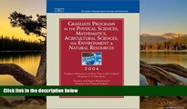 Buy Peterson s Grad Guides BK4:Phy Sci/Math/Ag Sci 2004 (Peterson s Graduate Programs in the