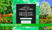 Online Educational Testing Service The Official Gre Cgs Directory of Graduate Programs (Directory