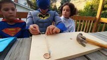 Batman VS Superman Superhero Paper Airplane Launcher How To Make Quick Paper Planes Crafts For Kids