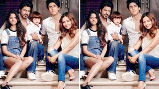 Actor Shahrukh Khan & Wife with Children