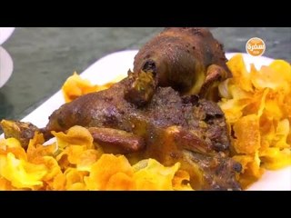 حمام محشي بالكبد والقوانص | الشيف شربيني