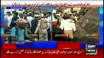 Several MQM London workers held by Rangers after crackdown in Azizabad Karachi