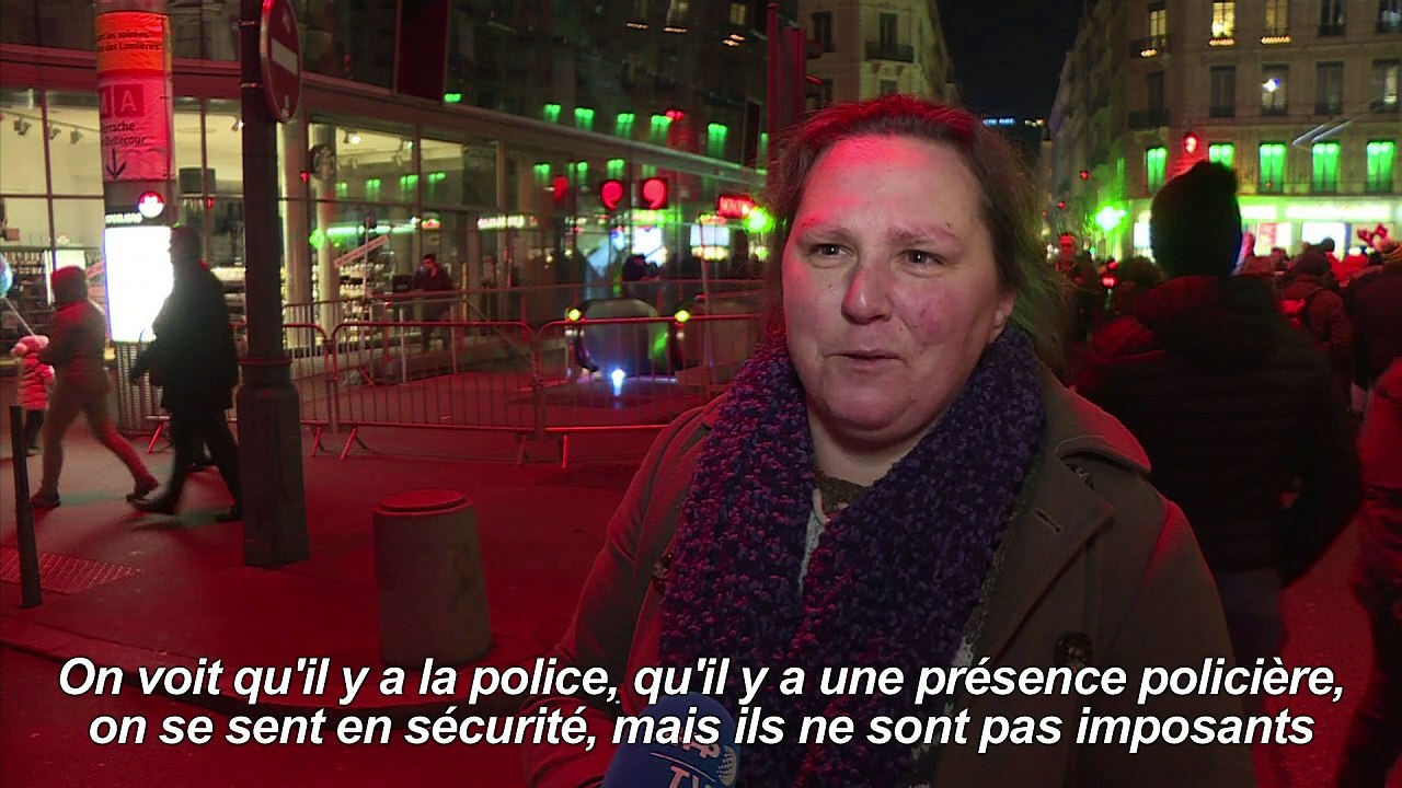 Lancement de la fête des Lumières à Lyon