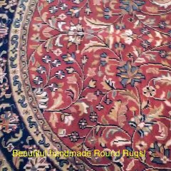 Round Handmade Rugs for Entrance and Passage