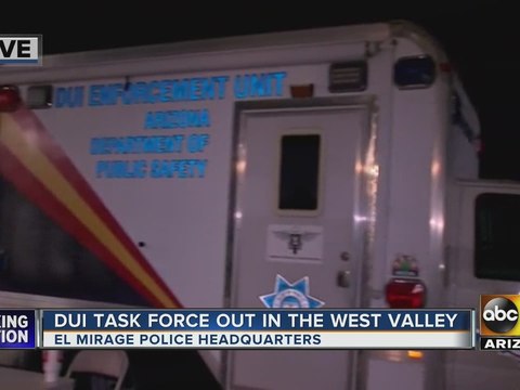 DUI task force patrolling west Valley for impaired drivers