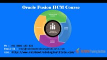 Oracle  Fusion HCM Online Training
