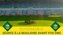 Entraînement à la Beaujoire avant FC Nantes - Caen
