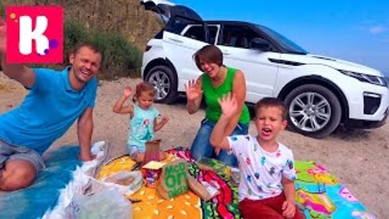 Челлендж Пикник на машинах Мальчики против Дево...