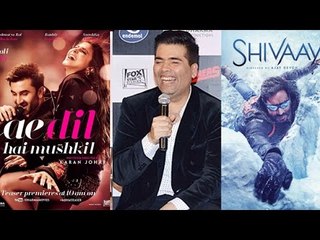 Karan Johar Trolls & Makes FUN Of Reporter Who Asks About Shivaay Vs Ae Dil Hai Mushkil