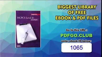 HCPCS Level II Expert - 2004 (Compact) 1