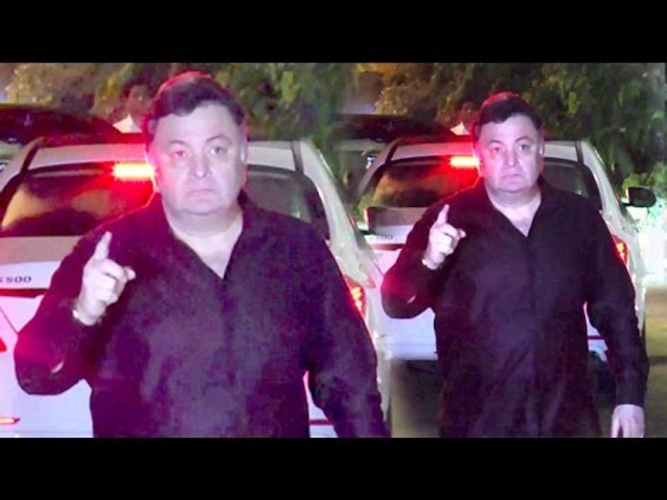 ANGRY Rishi Kapoor INSULTS & Warns Reporters Again After Late Night Party