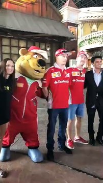 Ferrari World Abu Dhabi kimi raikkonen e sebastian vettel 2016