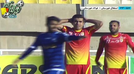 خلاصه بازی استقلال‌خوزستان و فولادخوزستان