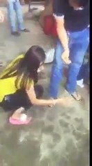 boy fun with a beautiful girl