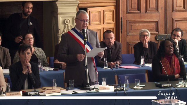 Election de Laurent Russier, maire de Saint-Denis