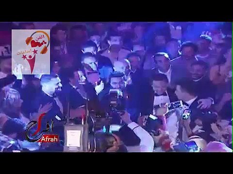 تامر حسني & مصطفى قمر السود عيونو في فرح حماده مجدي واخت حماده هلال