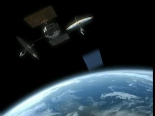 NASA - Hubble - TDRS sending data to Earth