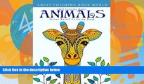 Pre Order Adult Coloring Books: Animals - Stress Relief Coloring Book Adult Coloring Book World On