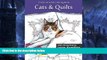 Pre Order Cats   Quilts: Adult Coloring Book Jason Hamilton On CD