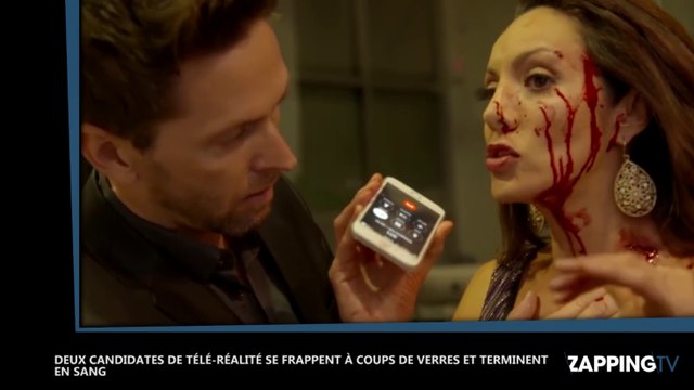 Deux candidates de télé-réalité se battent avec des verres et finissent le visage en sang (Vidéo)