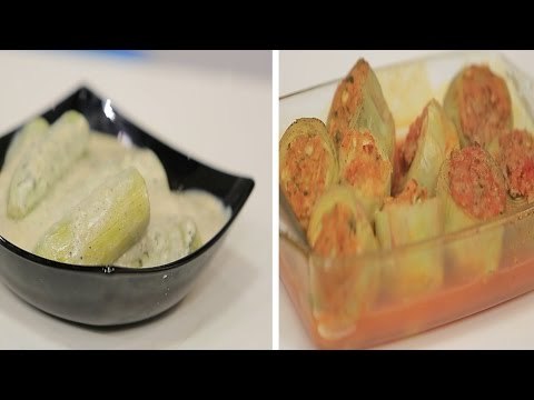 محشي كوسة بالزبادي - خرشوف محشي ووصفات أخري| عيش وملح حلقة كاملة