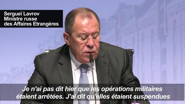 Les bombardements continueront à Alep (Russie)