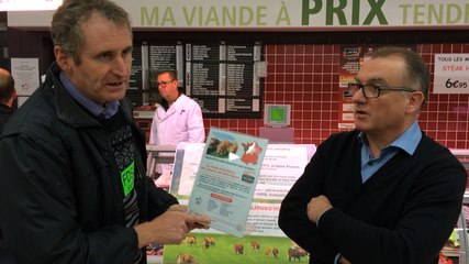 Les producteurs de viande chez Intermarché